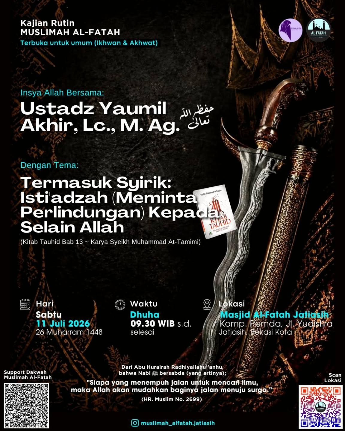 Kajian Rutin Muslimah Al-Fatah