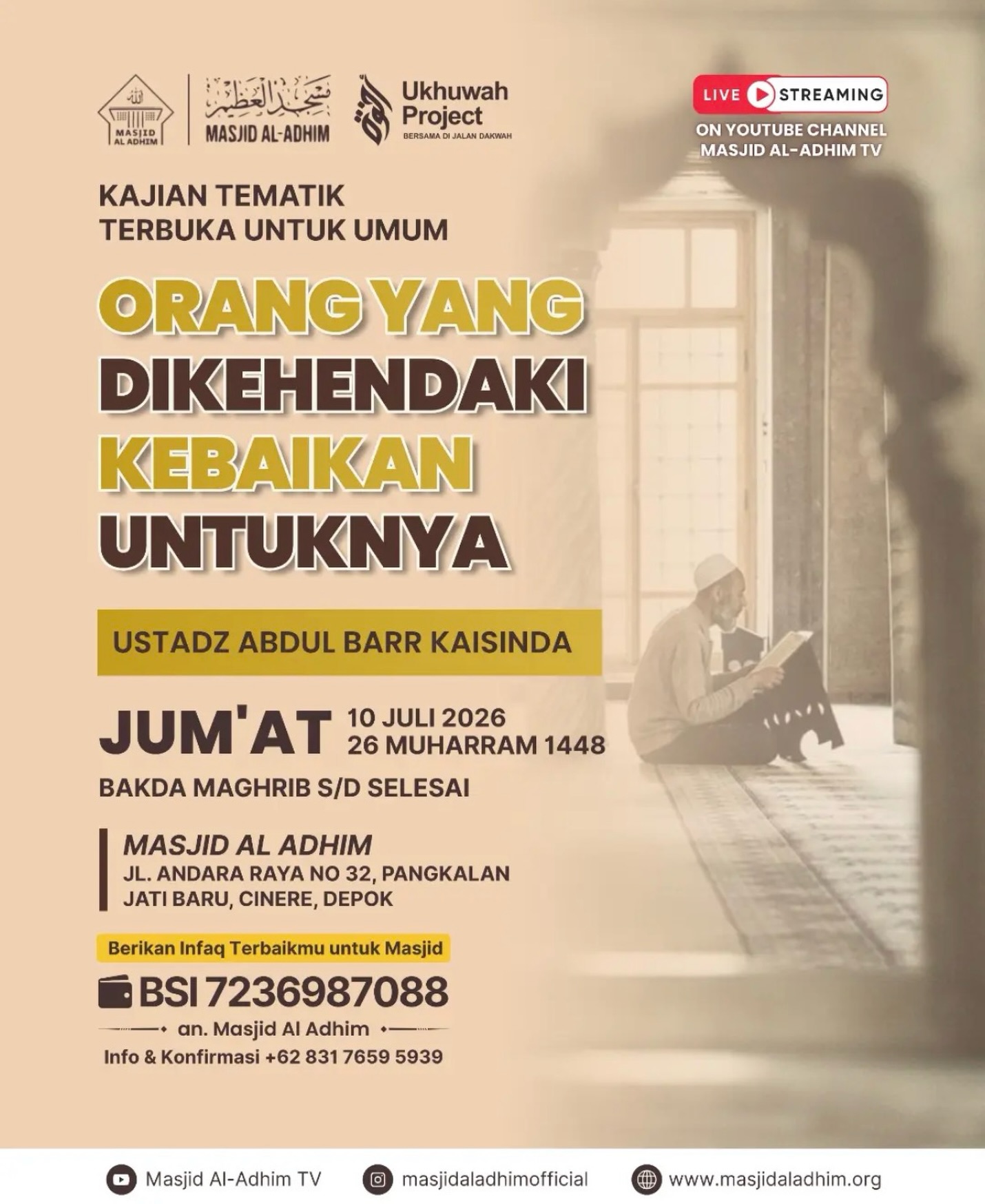 Orang Yang Dikehendaki Kebaikan Untuknya