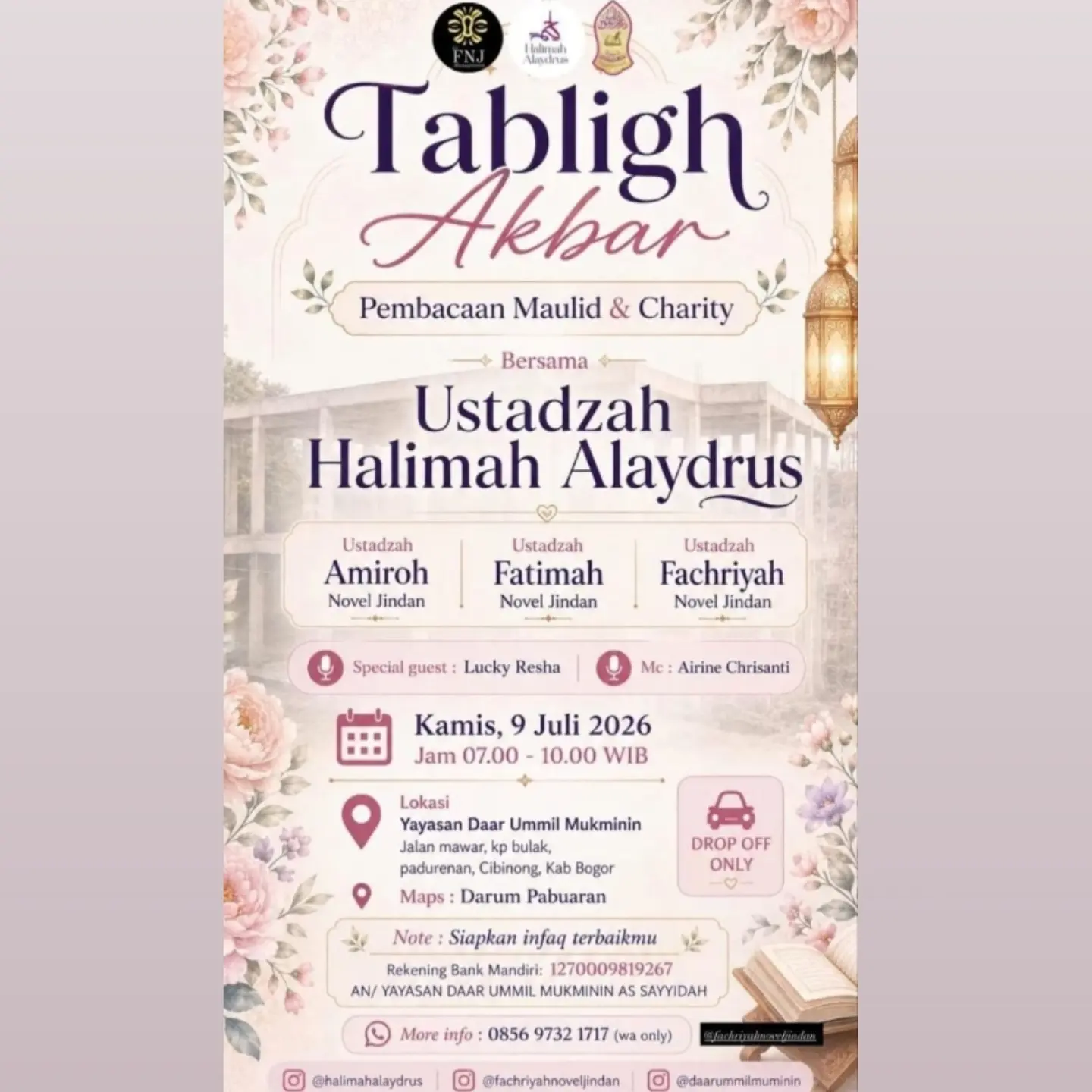 Tabligh Akbar - Pembacaan Maulid & Charity