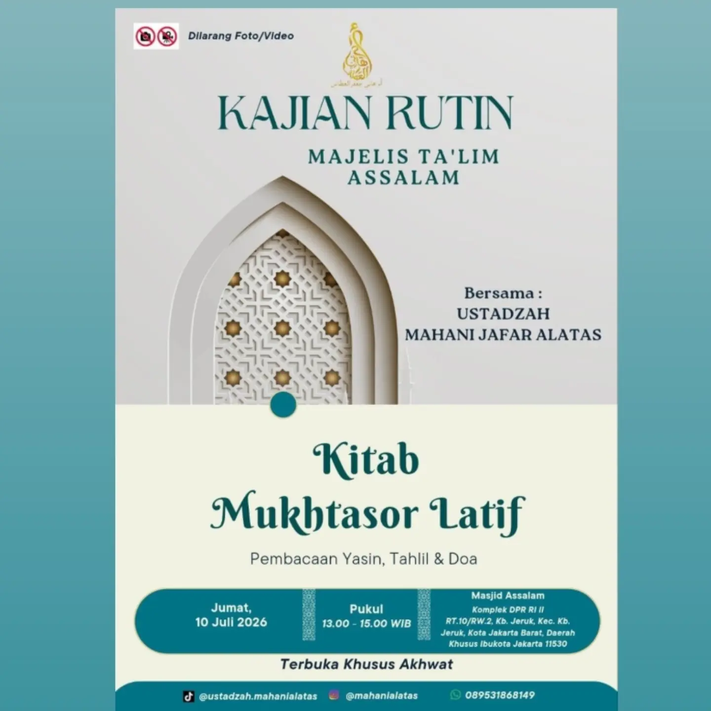 Kajian Kitab Mukhtasor Latif
