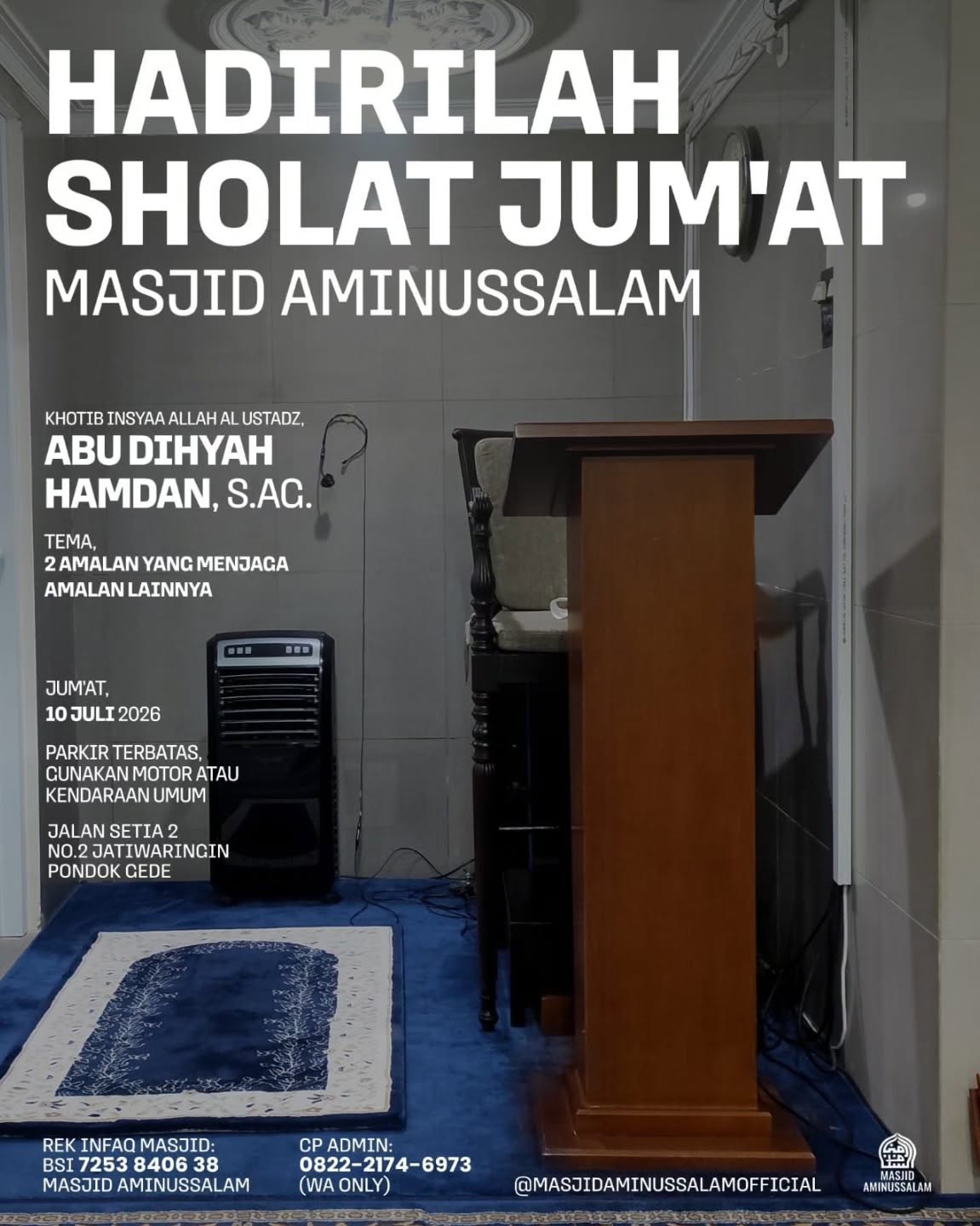 HADIRILAH SHOLAT JUM'AT