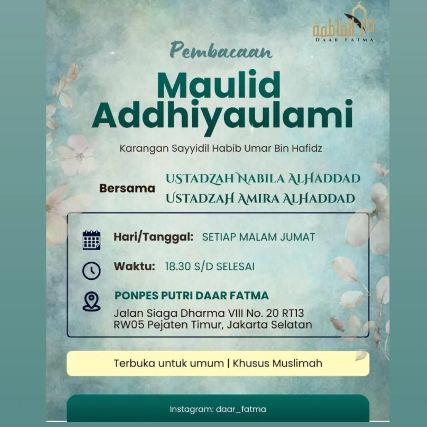 Pembacaan Maulid Addhiyaualami